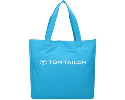 TOM TAILOR Schoudertas Marcy Zip Shopper Türkis Turquoise