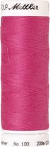 Mettler/Amann universeel naaigaren, 200m. polyester, 1423 fel roze/fuchsia