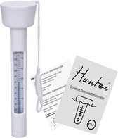 Huntex Waterthermometer - Staafthermometer - Voor Zwembad Jacuzzi Bad - Drijvende Thermometer - Vijver Thermometer - Zwembad verwarming - Thermometer buiten binnen