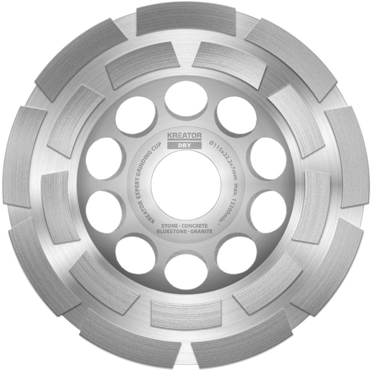 Kreator KRT086100 Diamantschijven set – Ø115MM