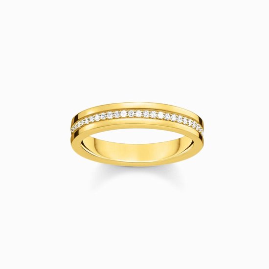 Thomas Sabo - TR2117-414-14-50 - Ring - Dames - 925er Zilver geel verguld - ringmaat 50