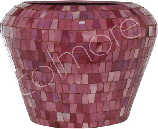 Diga Colmore - Bloempot Vaas - Mozaik Roze