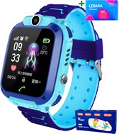 VUBIO Kinder Smartwatch Blauw - Sim gratuit - Localisation - Appel - Caméra