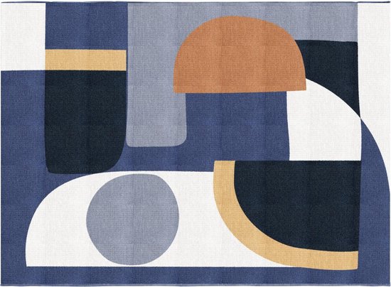 OZAIA Design-tapijt met abstracte motieven - 150 x 200 cm - Meerdere kleuren - RONSARD L 200 cm x H 0.6 cm x D 150 cm