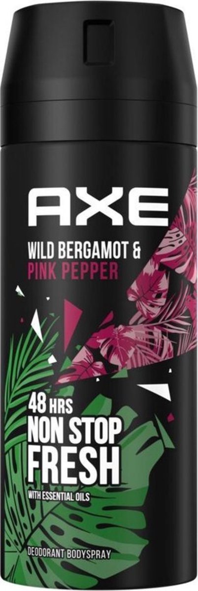 Axe 6x Deodorant Bodyspray Wild Bergamot & Pink Pepper 150ml