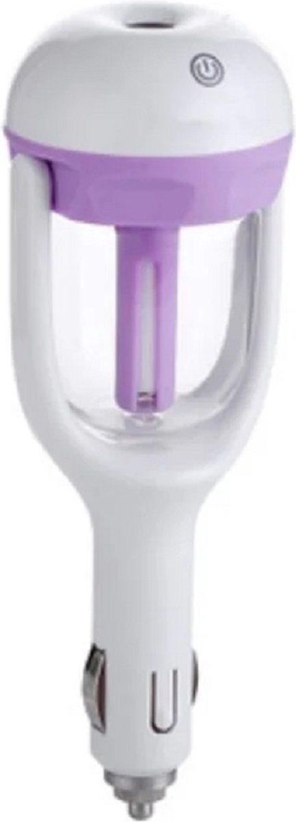 Goedkoopste Auto diffuser - Bevochtiger - USB Lader - Aroma therapie - Humidifier - Paars