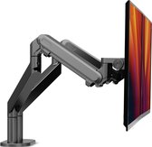 Alberenz® Dubbele Monitor Arm Donkergrijs - Monitor Beugel met Gasveer - Monitorarm 2 schermen - Scherm beugel - Ergonomisch Ontwerp - Twee monitoren - Makkelijk Verstelbaar