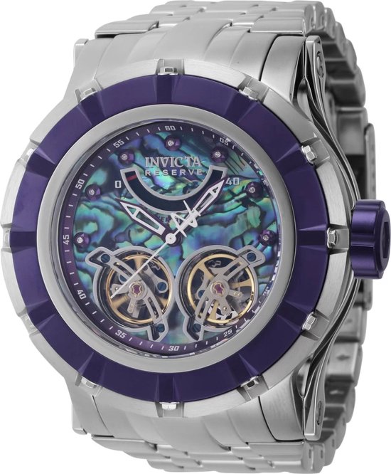 Invicta Reserve - S1 43228 Automatisch Herenhorloge - 54mm - Met 7 diamanten