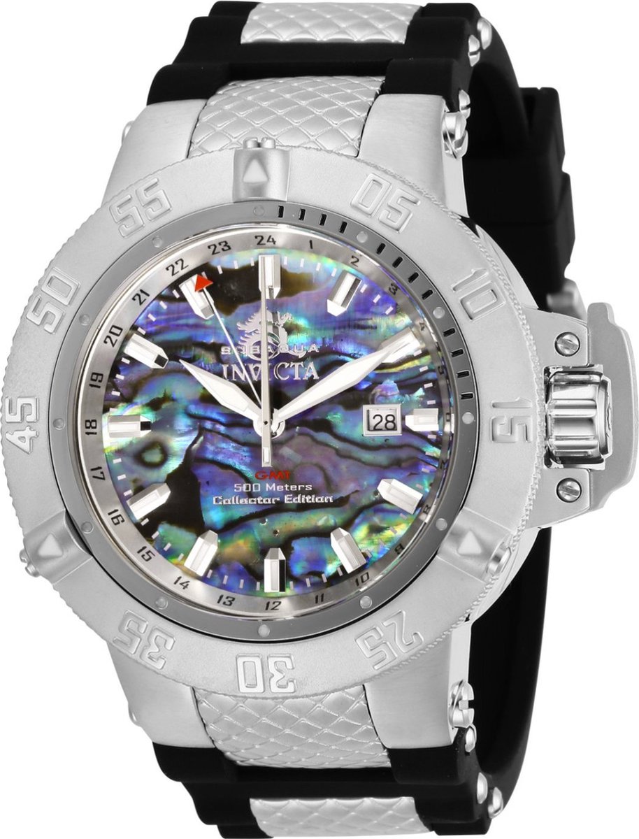 Invicta Subaqua - Noma III 29614 Heren Horloge - Waterdicht - Analoog - Quartz Uurwerk - Roestvrij Staal met Multicolor Wijze