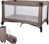 X Adventure Lit de Camping Pliable / Lit de Voyage Twist - Pliable à Une Main - 120 x 60 cm - Taupe