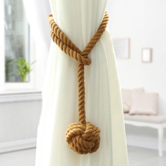 Fenghuangwu Gordijn Tiebacks Hand Craft Elegante Gordijn Touw Tiers Luxe Volledige Kwastje Drape Holdbacks voor Home Office Decor (Groen, 2