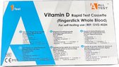 Vitamine D - Zelftest - Volbloed vingerprik - Resultaat in 10 minuten - 1 test kit