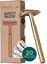 safety razor 20 rvs scheermesjes vrouw mannen scheren zero waste scheermes duurzaam cadeau double edge blades