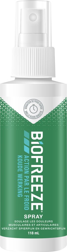 Biofreeze Pijnstillende Spray - Koude werking voor spierpijn en gewrichten - 118 ml