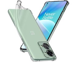ebestStar - Hoes geschikt voor OnePlus Nord 2T 5G, Silicone Slim Cover Case, Versterkte Hoeken en Randen hoesje, Transparant