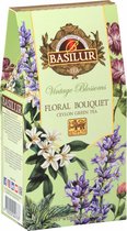 BASILUR VINTAGE BLOSSOMS - Floral Bouquet Groene Losse Thee met Bloemige Noten en Hibiscus 75 g