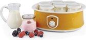 Yoghurtmaker - Yoghurt Machine - Kwarkmaker - 1.3 Liter - 20 W - Incl. 7 Glazen Potjes - Oranje