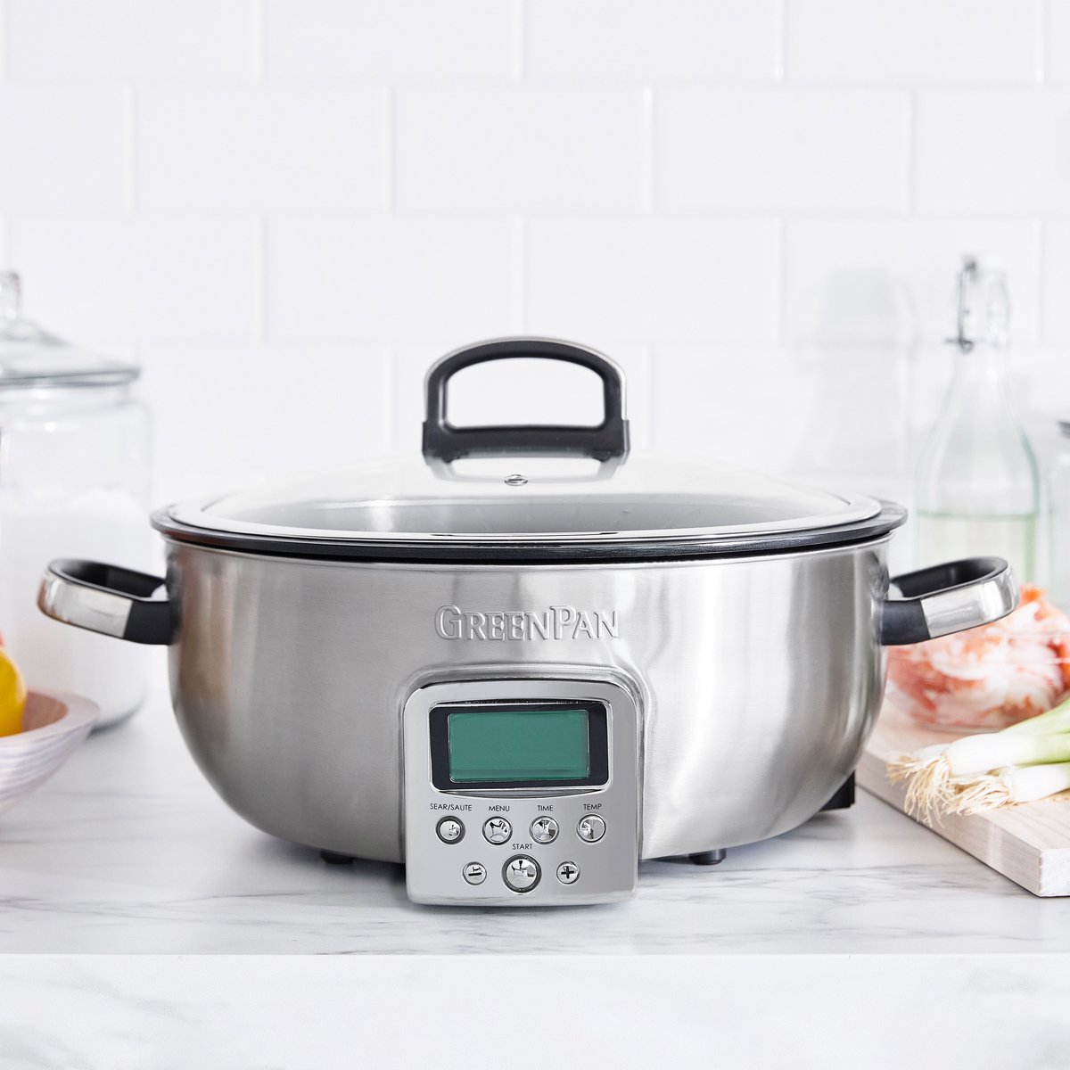 GreenPan Elite Omnicooker Stainless Steel 5.6L - PFAS-vrij thumbnail 8
