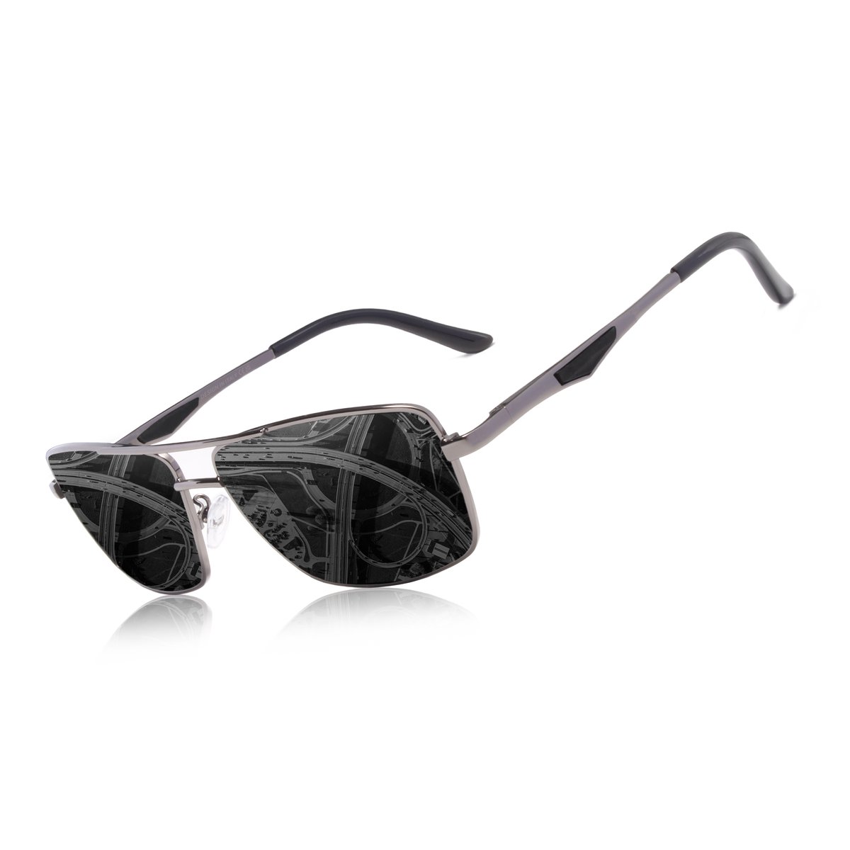 Kingseven Zonnebril Heren - 2021 - Gepolariseerde glazen - Zwart - Grijs - Sunglasses
