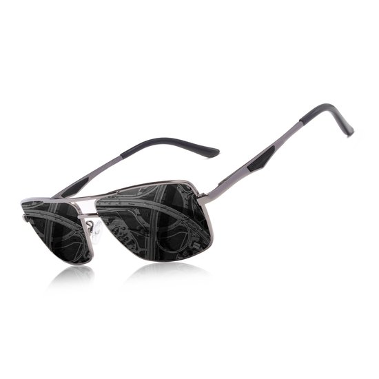 Kingseven Polaroid Lunettes de soleil Homme - 2020 - Verres polarisés - Zwart - Grijs - Lunettes de soleil