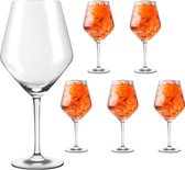 TEN® Aperol Spritz Glazen 770ml - 6 Stuks - Spritz glas - Spritz glazen - Kristalglas - Aprol Spritz Glazen - Cocktailglas