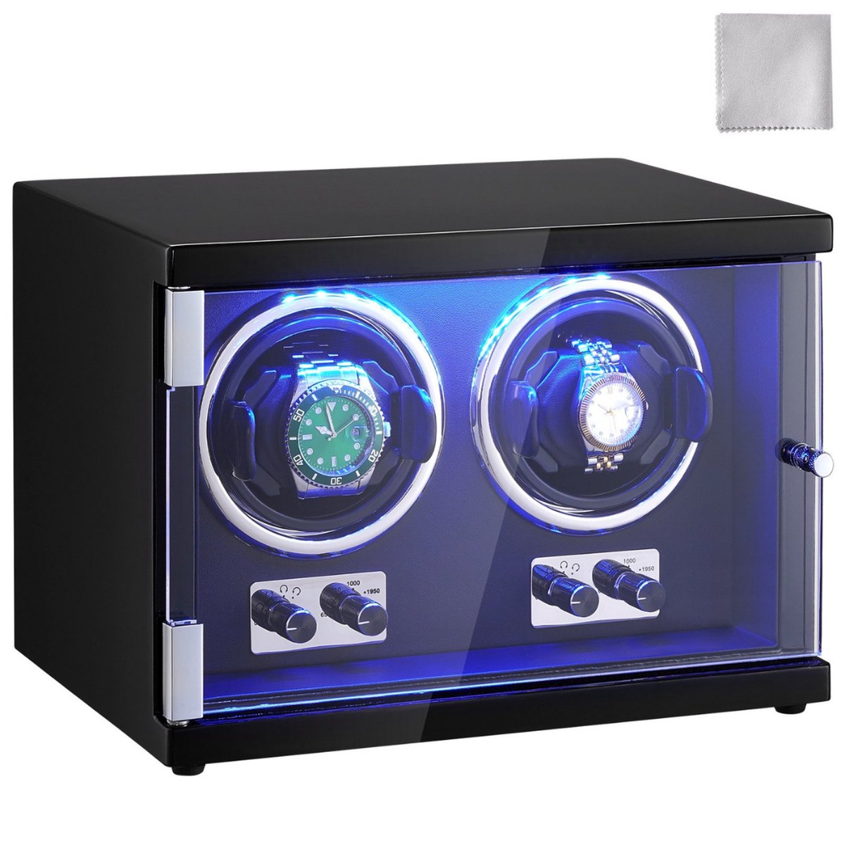 Watch Winder - Horlogedoos - Voor Automatische Horloges - LED Verlichting - Opwinder