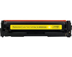 Laser toner cartridges Geschikt voor HP (415A) W2032A Geel | Geschikt voor HP Color Laserjet Pro MFP M454DN, M454DW, M454NW, M454FW, M479DN, M479DW, M479FDN, M479FDW en M479FNW