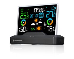 Bresser Weerstation - Draadloze Sensor - Kleurenscherm - Randloos Display