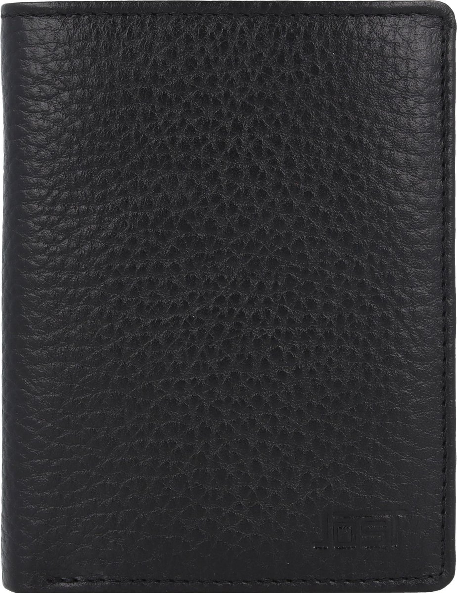 Jost Stockholm Portemonnee Leer 9.5 cm - Jongens - Staand formaat - schwarz