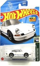 HOT WHEELS PORSCHE 911 CARRERA RS 2.7 BLANC 125/250 1:64 HW RETRO RACERS 8/10