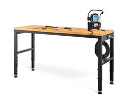 Verstelbare Werkbank - Inpaktafel - Schrijftafel - Multifunctioneel - 122x61x97cm