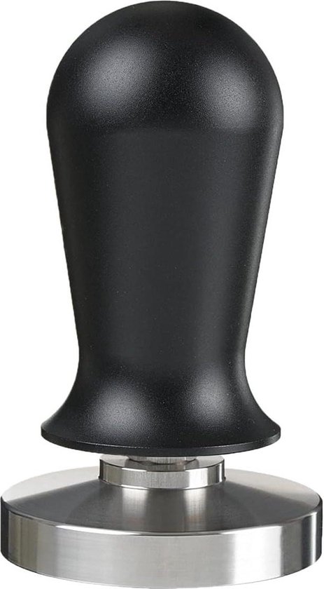 Hicoosee Presse Café Espresso 51mm - Tamper Acier Inoxydable Manche Bois - Barista Professionnel