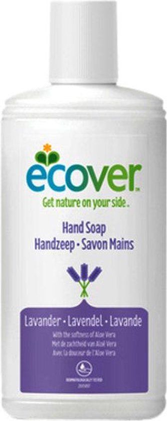 Ecover Lavendel & Aloë Vera - Handzeep - Voordeelverpakking 6 x 250 ml - Plantaardig & Biologisch afbreekbaar - Dermatologisch getest - Fles van gerecycled plastic