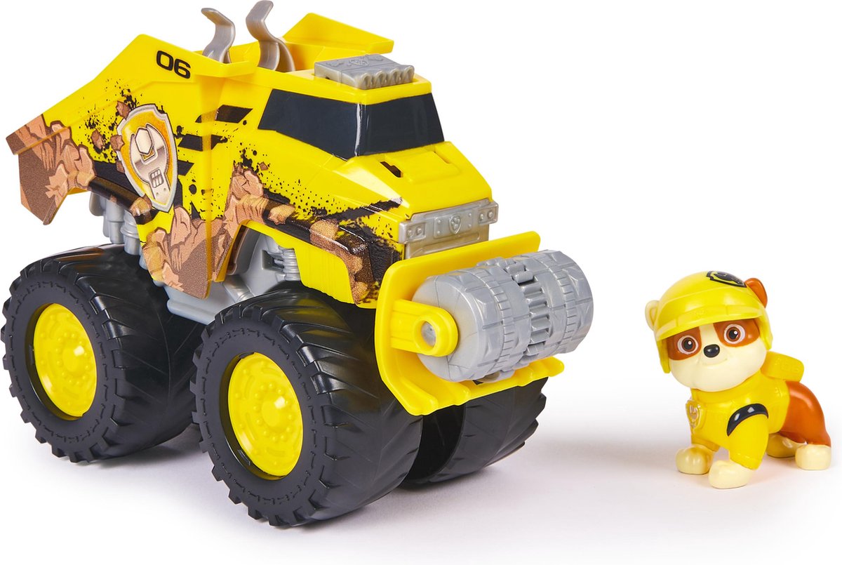 PAW Patrol Reddingswagens - Bulldozer met Rubble speelfiguur - Speelgoedauto — afbeelding 16