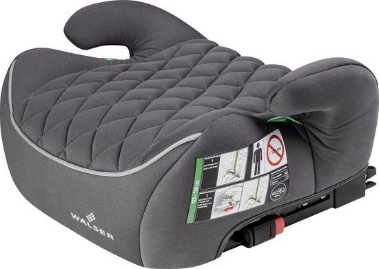 Siège enfant Andy ISOFIX, rehausseur voiture Premium homologué ECE R 129, siège enfant gris