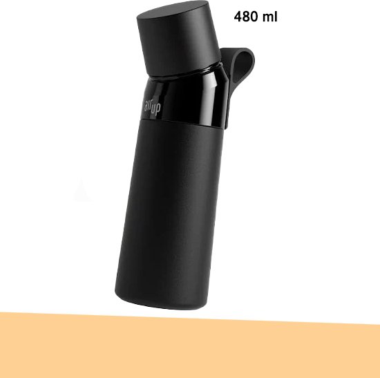 Air Up Drinkfles starterskit - 480 ml Steel Bottle - Inclusief 5 pods - starterskit - hydraterend - Air up fles - geurwater - vegan - bio