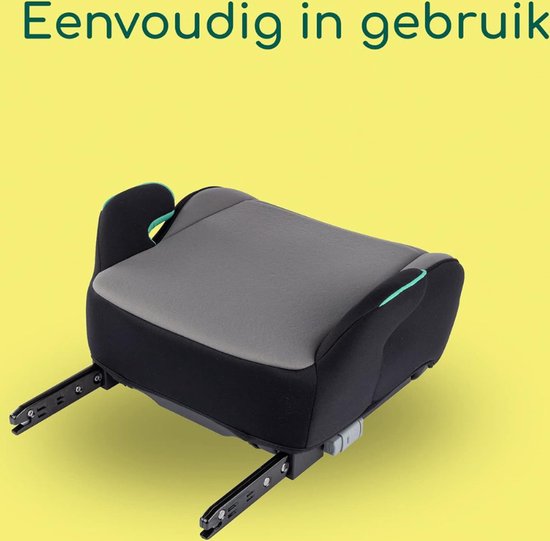 Kinderstoel Auto - Autostoel - Kinderzitje - Zitverhoger - Autozitje voor 3 jaar of Ouder - Zwart met Grijs van Merkloos — afbeelding 5