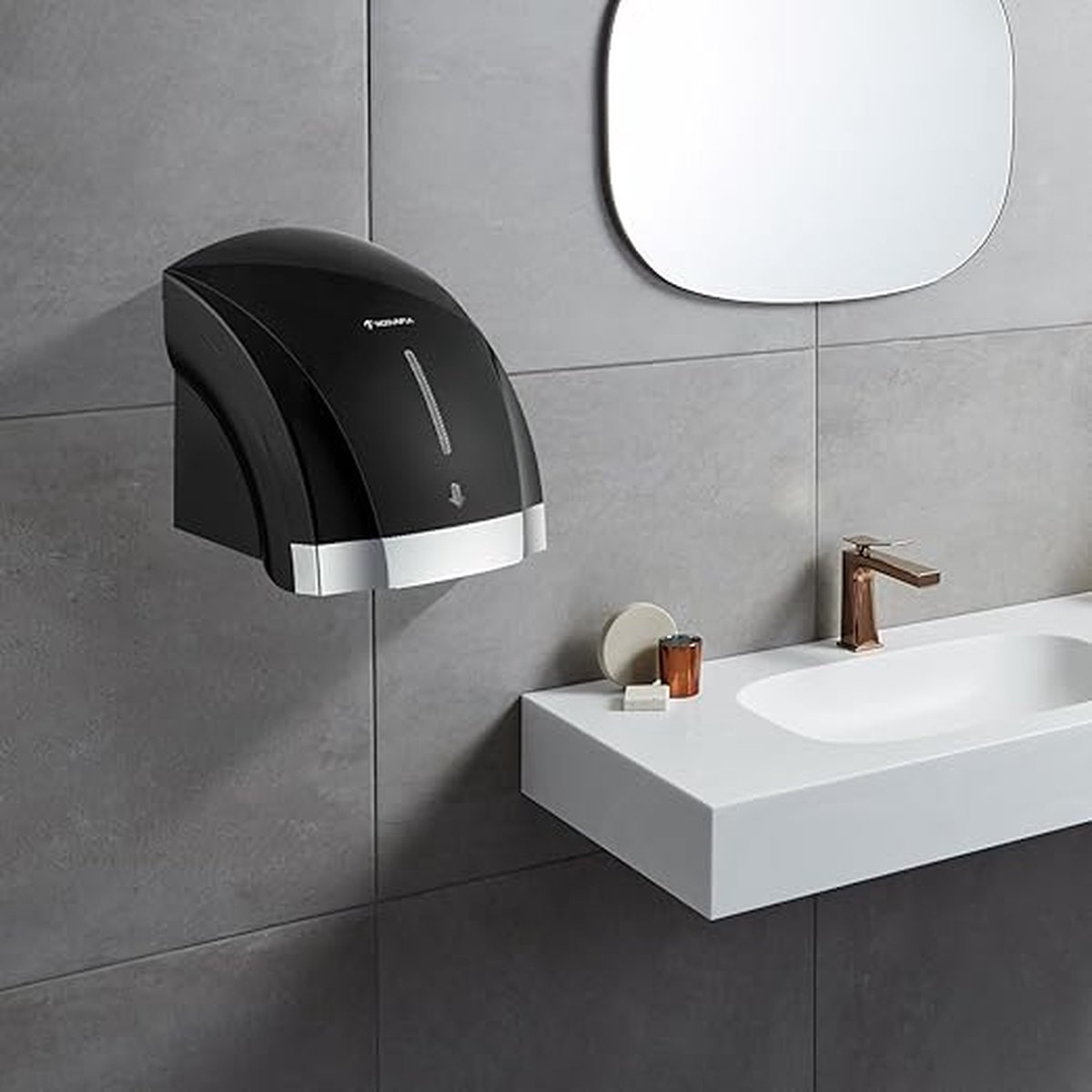 Plussen Electric Hand Dryer Commercial Hand Dryer 8-10s Quick Dryer