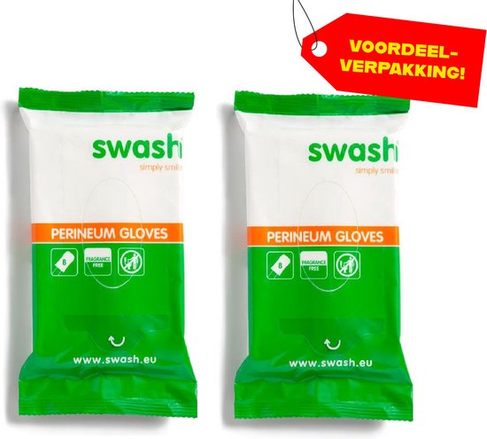 2x Débarbouillettes périnée Swash sans parfum - Pack économique !
