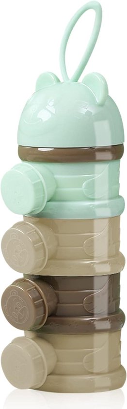 Melkpoederdispenser, 800 ml melkpoeder opbergdoos met lepel, verzegelde