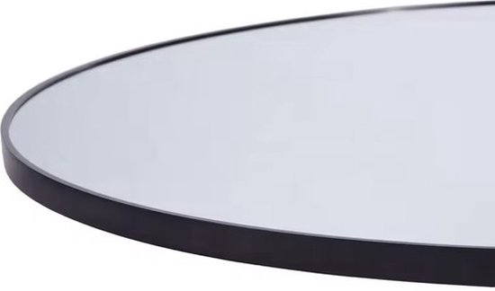 Ronde spiegel 80x80 gun metal – verwarmd, touch, dimbaar
