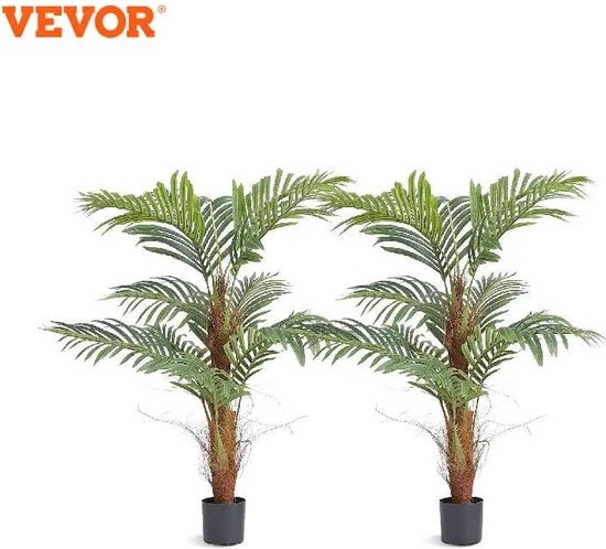 Der Rose 2 stuks neppalmboom 71 cm grote nep ingemaakte faux