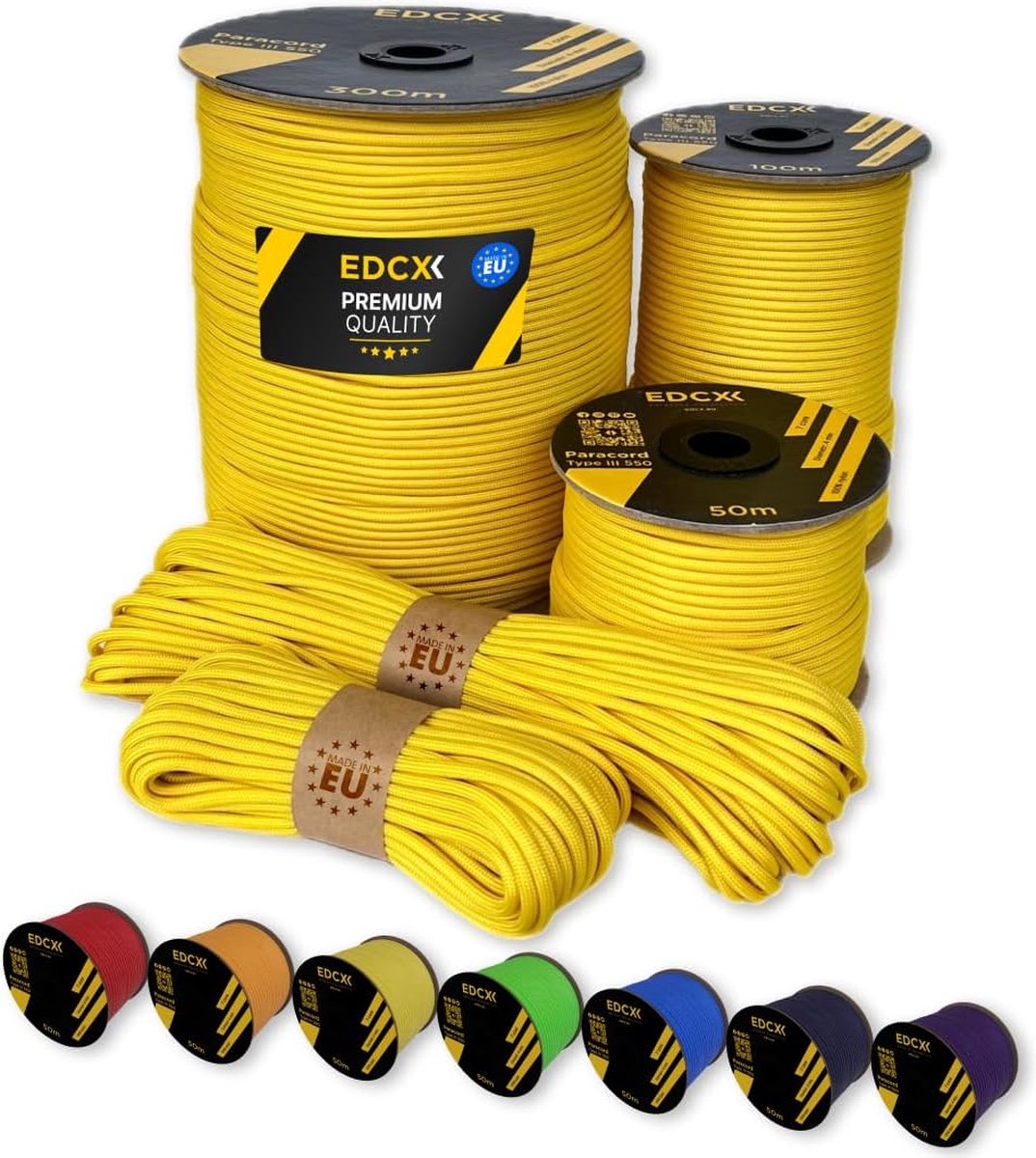 Corde Tressée Nylon 6 Mm X 50 M Flores Cortés – Haute Résistance, Pour Bricolage Et Extérieur