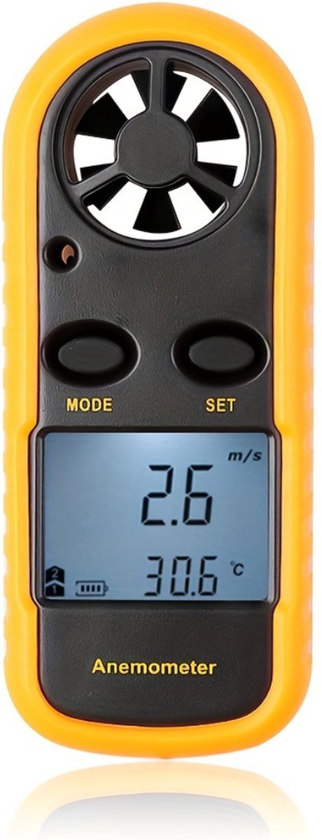 Nivard Windmeter - Anemometer - Windsnelheidsmeter - Voor Buiten