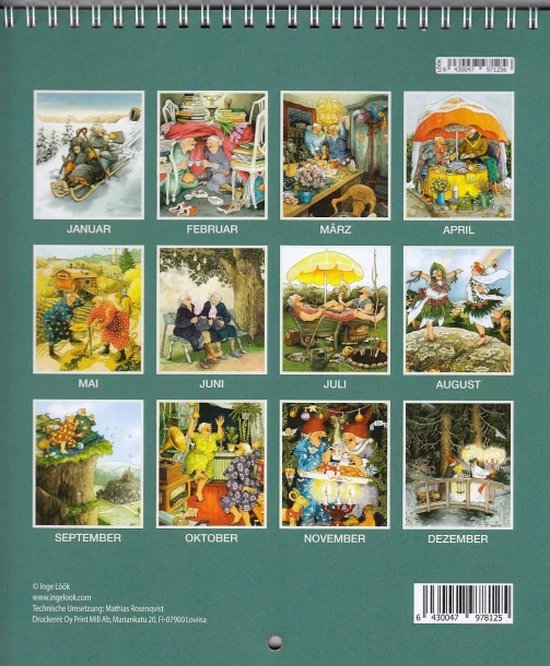 Inge Look kalender 2025 (Duitse versie) bol