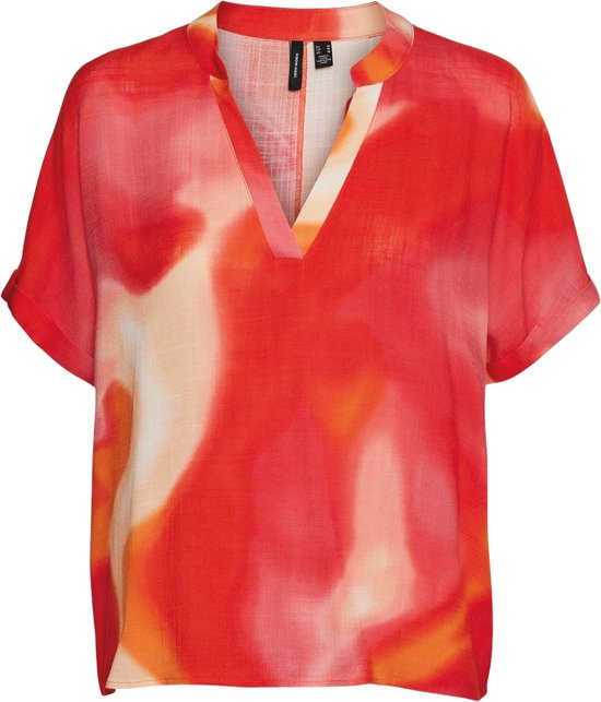 VERO MODA VMJADE S/ S V-NECK TOP WVN LCS Haut Femme - Taille S