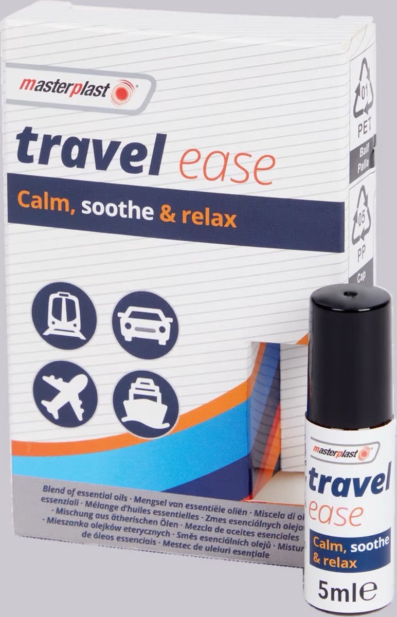 Goedkoopste Masterplast Travel Ease - tegen reisziekte - kalmeringsmiddel - voor op reis - 5 ml