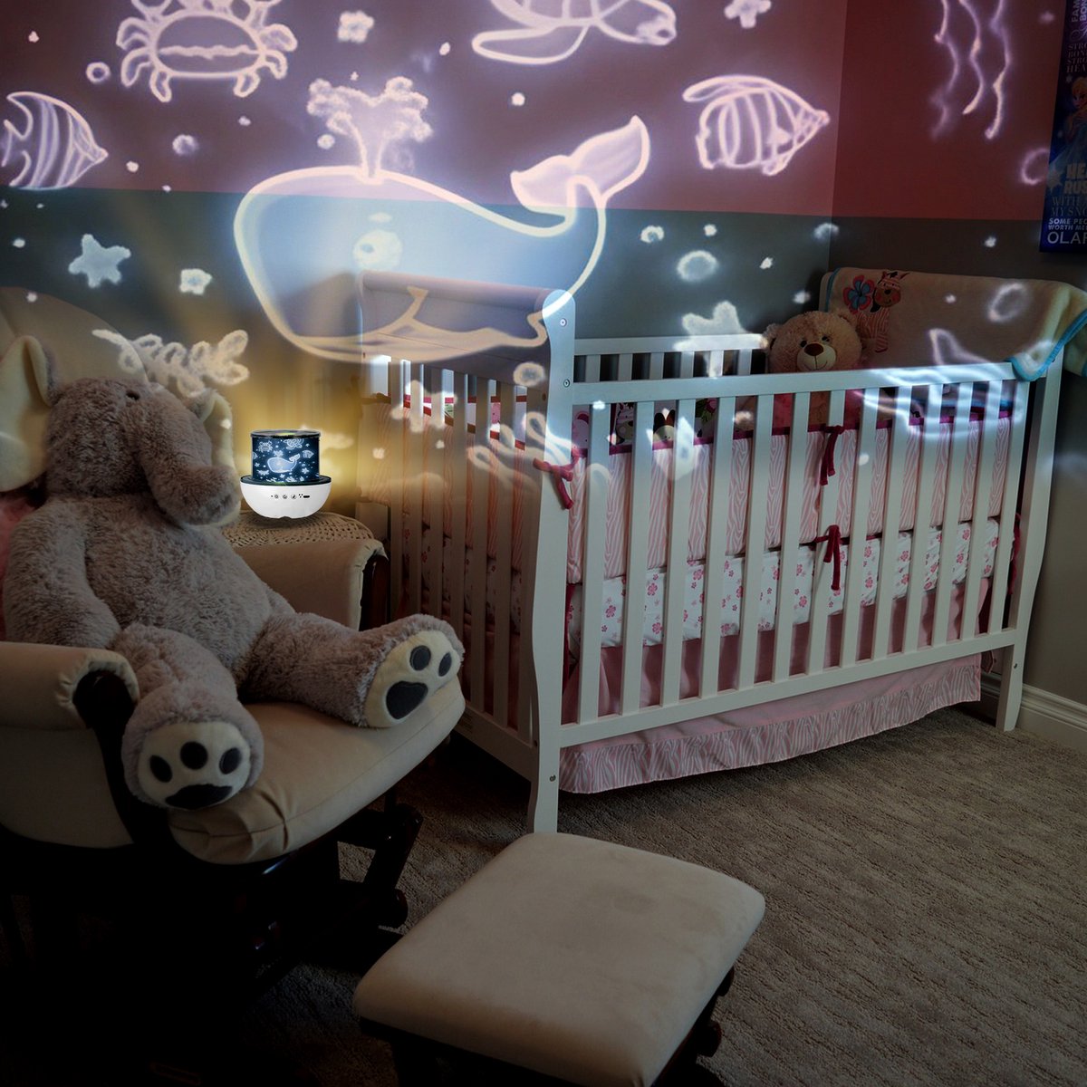 Sterren Projector – Sterrenhemel – Sterrenprojector – Star Projector – Sky Projector – Sterren Lamp – Nachtlampje Kinderen – Slaaptrainer – Night Light – ABS – foto 6
