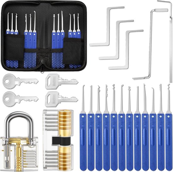 Dietrich-Set Lockpicking - Kamm-Picks, Edelstahl, Tragbar Für Schloss-Öffnung