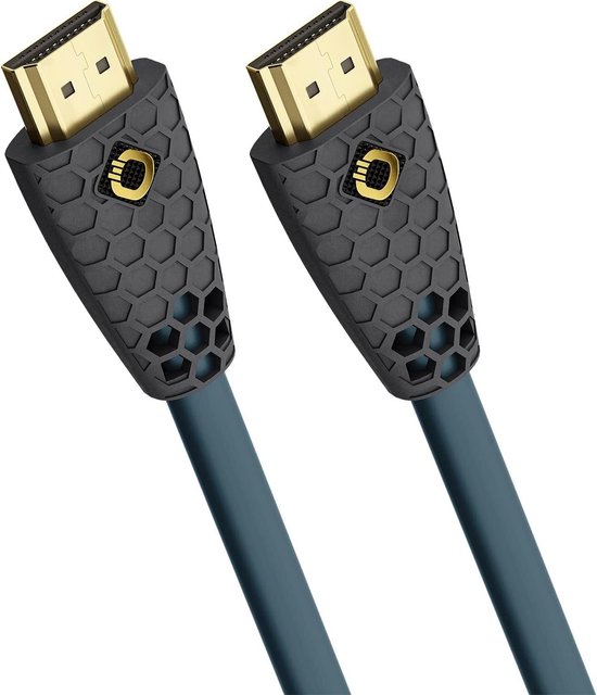 Foto: Flex evolution ultra high speed hdmi kabel gepatenteerde knikbescherming 8k uhd 60hz 4320p 4k 120hz 2160p 48gbit s 21 9 cinema 3d dolby vision dynamic hdr 10 vrr earc 300 meter oehlbach 